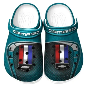Chevrolet Camaro Crocs Sandalen für Herren Damen Chevrolet Camaro Fan CAR177031425563 - Cyan