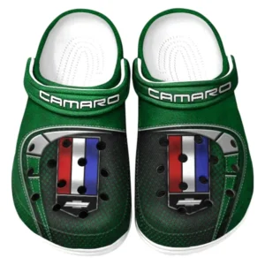 Chevrolet Camaro Crocs Sandalen für Herren Damen Chevrolet Camaro Fan CAR177031425563 - Grün