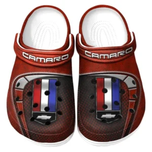 Chevrolet Camaro Crocs Sandalen für Herren Damen Chevrolet Camaro Fan CAR177031425563 - Rot