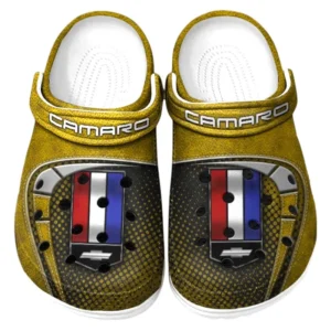 Chevrolet Camaro Crocs Sandalen für Herren Damen Chevrolet Camaro Fan CAR177031425563 - Gelb