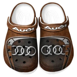 Audi Crocs Sandalen für Herren Damen Audi Fan CAR177031425564 - Braun
