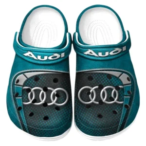 Audi Crocs Sandalen für Herren Damen Audi Fan CAR177031425564 - Cyan