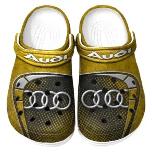 Audi Crocs Sandalen für Herren Damen Audi Fan CAR177031425564 - Gelb