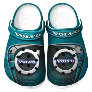 Volvo Crocs Sandalen für Herren Damen Volvo Fan CAR177031425565 - Cyan