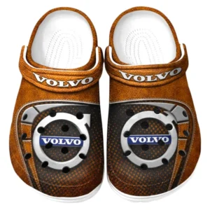 Volvo Crocs Sandalen für Herren Damen Volvo Fan CAR177031425565 - Orange