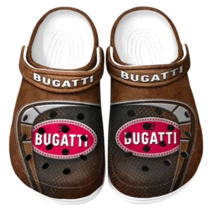 Bugatti Crocs Sandalen für Herren Damen Bugatti Fan CAR177031425566 - Braun