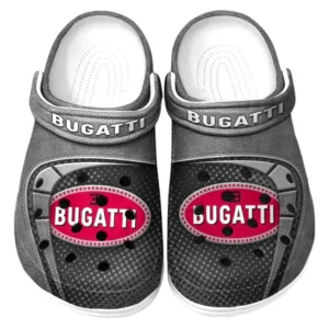 Bugatti Crocs Sandalen für Herren Damen Bugatti Fan CAR177031425566 - Grau