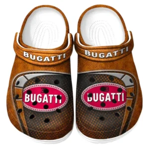 Bugatti Crocs Sandalen für Herren Damen Bugatti Fan CAR177031425566 - Orange