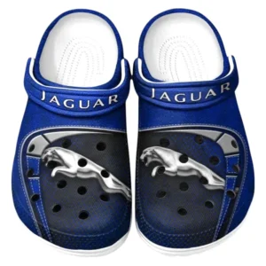 Jaguar Crocs Sandalen für Herren Damen Jaguar Fan CAR177031425568 - Blau