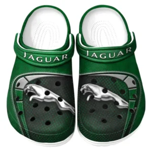 Jaguar Crocs Sandalen für Herren Damen Jaguar Fan CAR177031425568 - Grün