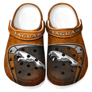 Jaguar Crocs Sandalen für Herren Damen Jaguar Fan CAR177031425568 - Orange