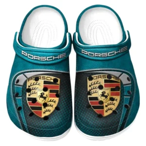 Porsche Crocs Sandalen für Herren Damen Porsche Fan CAR177031425569 - Cyan