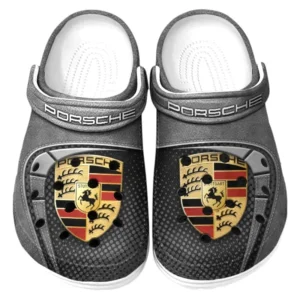 Porsche Crocs Sandalen für Herren Damen Porsche Fan CAR177031425569 - Grau