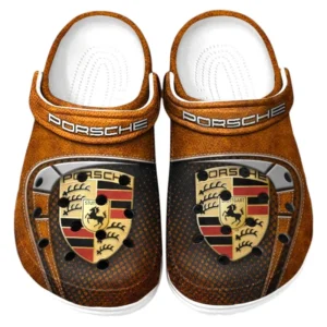 Porsche Crocs Sandalen für Herren Damen Porsche Fan CAR177031425569 - Orange