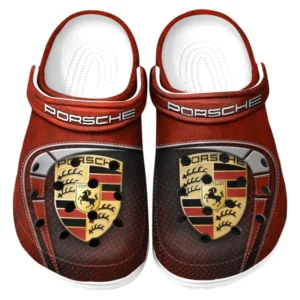 Porsche Crocs Sandalen für Herren Damen Porsche Fan CAR177031425569 - Rot