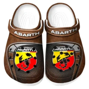 Abarth Crocs Sandalen für Herren Damen Abarth Fan CAR177031425575 - Braun