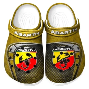 Abarth Crocs Sandalen für Herren Damen Abarth Fan CAR177031425575 - Gelb