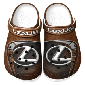 Lexus Crocs Sandalen für Herren Damen Lexus Fan CAR177031425576 - Braun