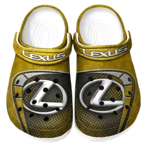 Lexus Crocs Sandalen für Herren Damen Lexus Fan CAR177031425576 - Gelb
