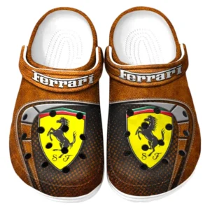 Ferrari Crocs Sandalen für Herren Damen Ferrari Fan CAR177031425577 - Orange