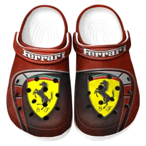 Ferrari Crocs Sandalen für Herren Damen Ferrari Fan CAR177031425577 - Rot