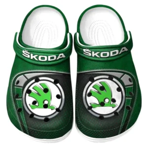 Skoda Crocs Sandalen für Herren Damen Skoda Fan CAR177031425578 - Grün