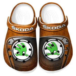 Skoda Crocs Sandalen für Herren Damen Skoda Fan CAR177031425578 - Orange