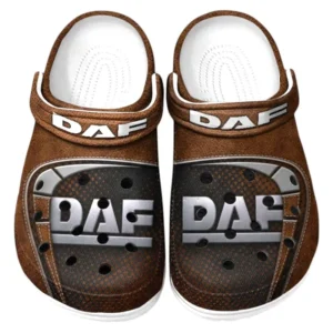 DAF Crocs Sandalen für Herren Damen DAF Fan CAR177031425579 - Braun
