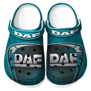 DAF Crocs Sandalen für Herren Damen DAF Fan CAR177031425579 - Cyan