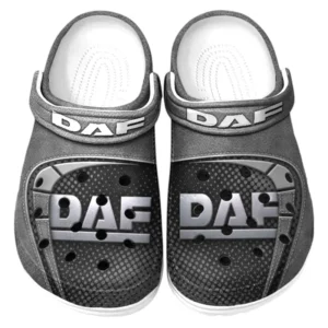 DAF Crocs Sandalen für Herren Damen DAF Fan CAR177031425579 - Grau