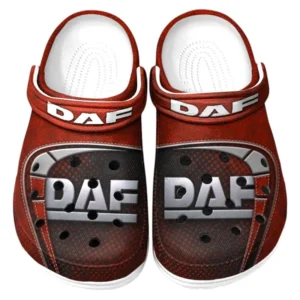 DAF Crocs Sandalen für Herren Damen DAF Fan CAR177031425579 - Rot