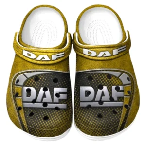 DAF Crocs Sandalen für Herren Damen DAF Fan CAR177031425579 - Gelb