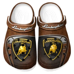 Lamborghini Crocs Sandalen für Herren Damen Lamborghini Fan CAR177031425581 - Braun