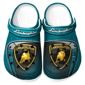 Lamborghini Crocs Sandalen für Herren Damen Lamborghini Fan CAR177031425581 - Cyan