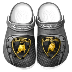 Lamborghini Crocs Sandalen für Herren Damen Lamborghini Fan CAR177031425581 - Grau