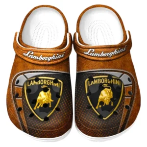 Lamborghini Crocs Sandalen für Herren Damen Lamborghini Fan CAR177031425581 - Orange