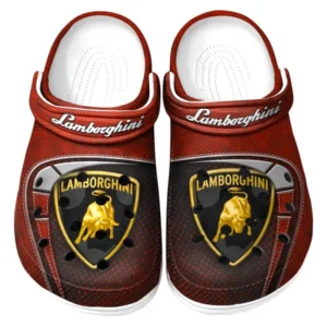 Lamborghini Crocs Sandalen für Herren Damen Lamborghini Fan CAR177031425581 - Rot