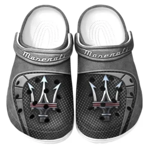 Maserati Crocs Sandalen für Herren Damen Maserati Fan CAR177031425582 - Grau