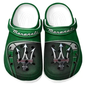 Maserati Crocs Sandalen für Herren Damen Maserati Fan CAR177031425582 - Grün