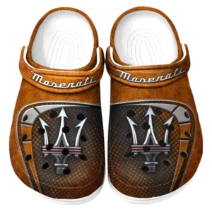 Maserati Crocs Sandalen für Herren Damen Maserati Fan CAR177031425582 - Orange