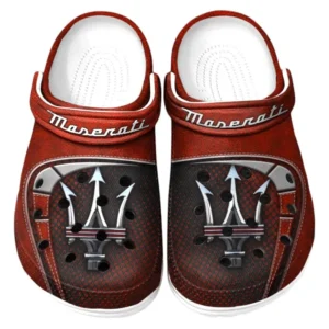 Maserati Crocs Sandalen für Herren Damen Maserati Fan CAR177031425582 - Rot