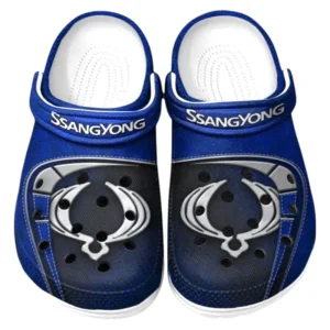SsangYong Motor Crocs Sandalen für Herren Damen SsangYong Motor Fan CAR177031425584 - Blau