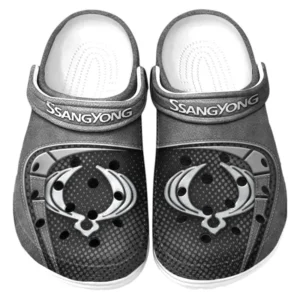 SsangYong Motor Crocs Sandalen für Herren Damen SsangYong Motor Fan CAR177031425584 - Grau