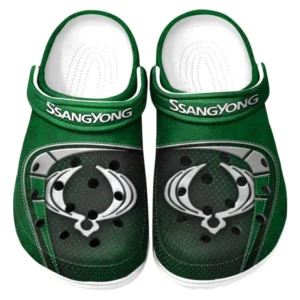 SsangYong Motor Crocs Sandalen für Herren Damen SsangYong Motor Fan CAR177031425584 - Grün