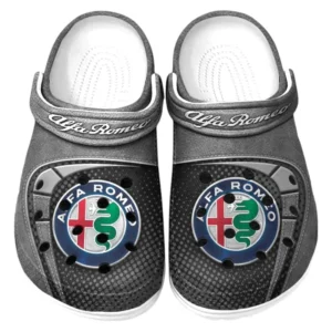 Alfa Romeo Crocs Sandalen für Herren Damen Alfa Romeo Fan CAR177031425586 - Grau