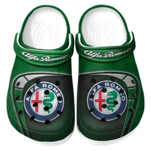 Alfa Romeo Crocs Sandalen für Herren Damen Alfa Romeo Fan CAR177031425586 - Grün