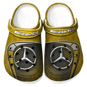 AMG Crocs Sandalen für Herren Damen AMG Fan CAR177031425587 - Gelb