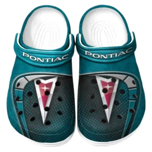 Pontiac Crocs Sandalen für Herren Damen Pontiac Fan CAR177031425589 - Cyan