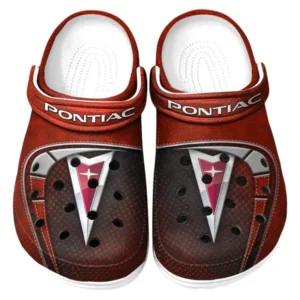 Pontiac Crocs Sandalen für Herren Damen Pontiac Fan CAR177031425589 - Rot