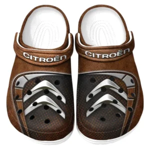 Citroen Crocs Sandalen für Herren Damen Citroen Fan CAR177031425590 - Braun